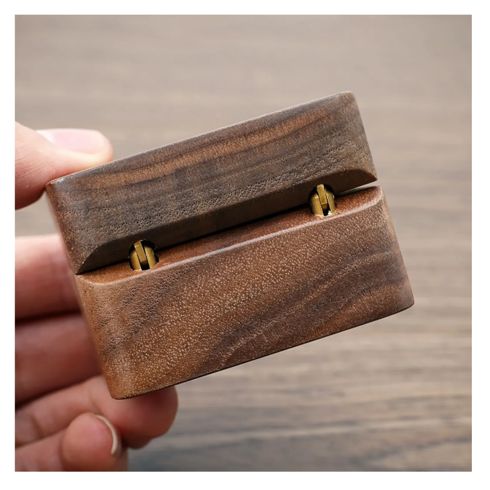 Foto 5 | Caja de Madera para Anillos Lab.g Café