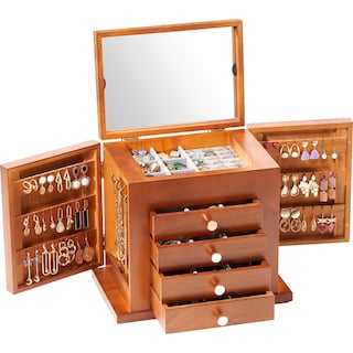 Foto 1 | Joyero de Madera ProCase 5 Niveles con Espejo - Venta Internacional