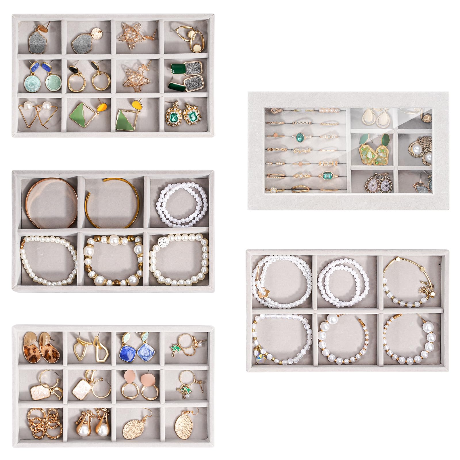 Foto 2 pulgar | Bandeja Organizadora de Joyas ProCase 5 Cajas Apilables - Venta Internacional