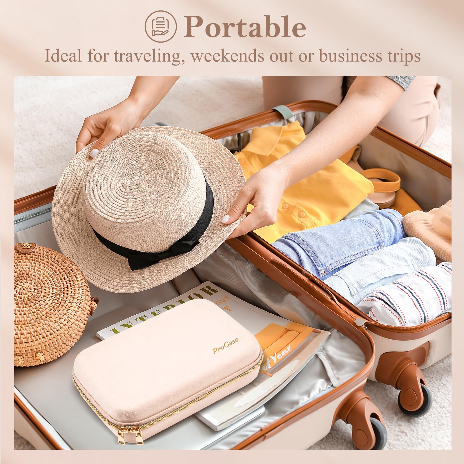 Foto 3 pulgar | Organizador para Joyas Procase Rosa - Venta Internacional