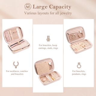 Foto 3 | Organizador para Joyas Procase Rosa - Venta Internacional