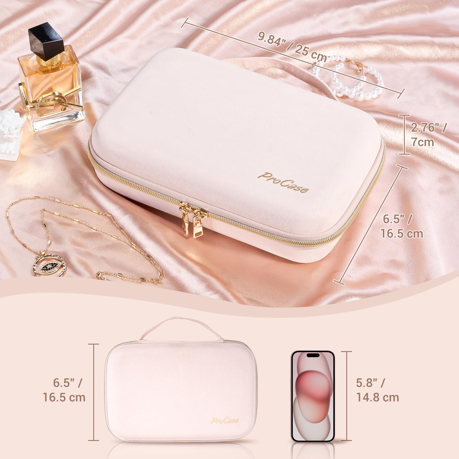 Foto 6 | Organizador para Joyas Procase Rosa - Venta Internacional