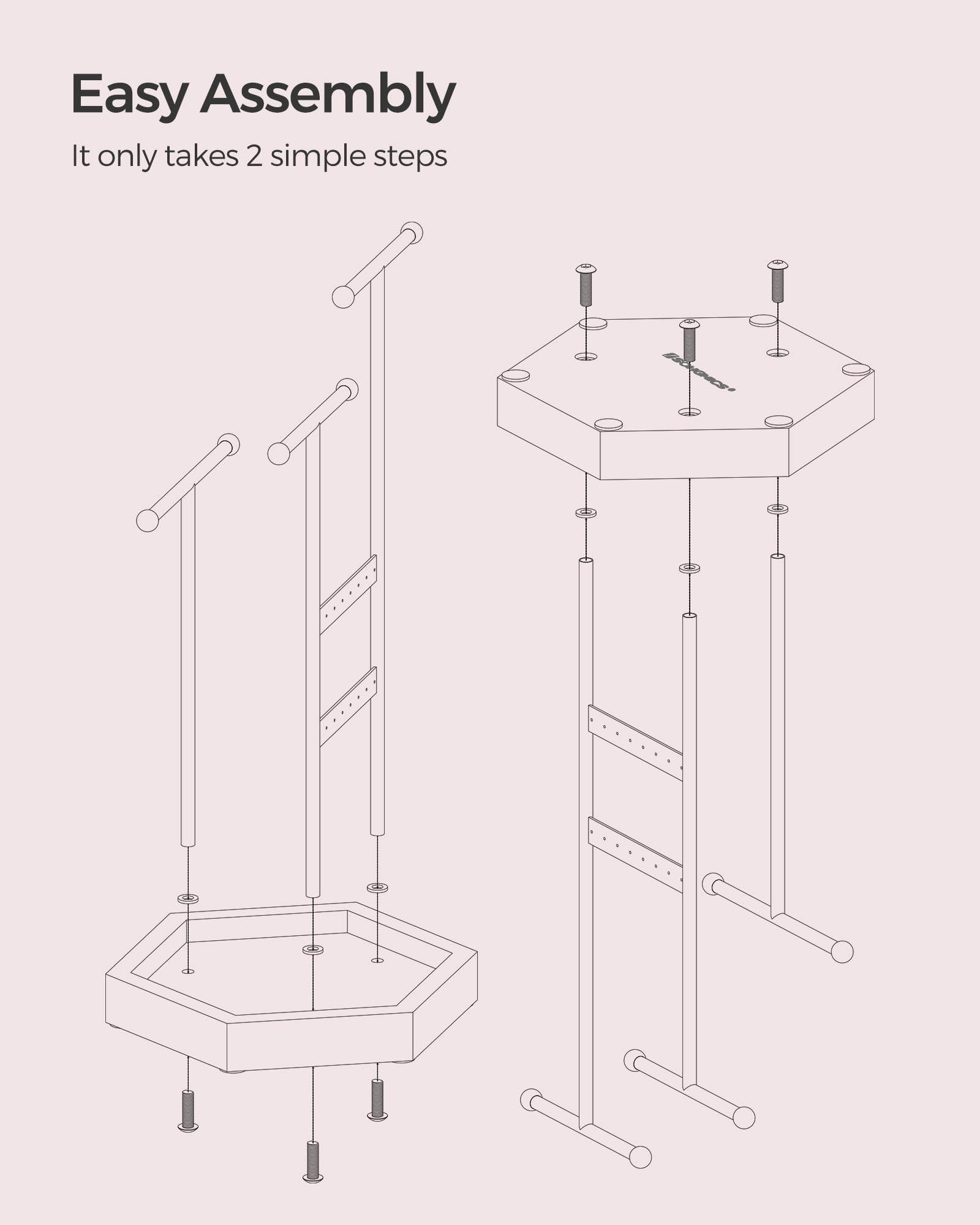 Foto 7 | Soporte Para Joyas Songmics Dorado Y Blanco Para Anillos Ujjs003a01 - Venta Internacional.