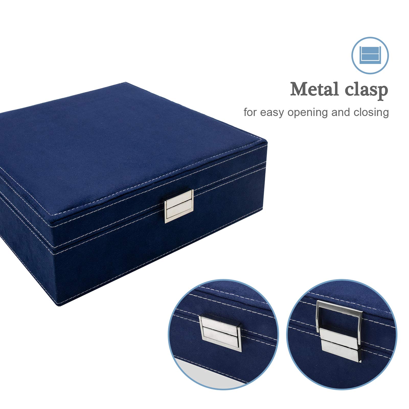 Foto 7 | Organizador De Joyero Procase Velvet De 2 Capas Para Mujer - Venta Internacional.