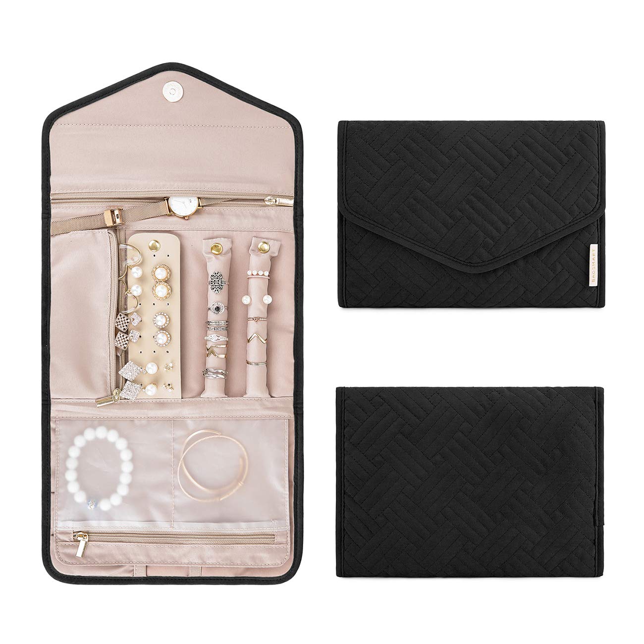 Foto 1 | Bolsa Organizadora De Joyas Bagsmart Travel Roll Negra - Venta Internacional.
