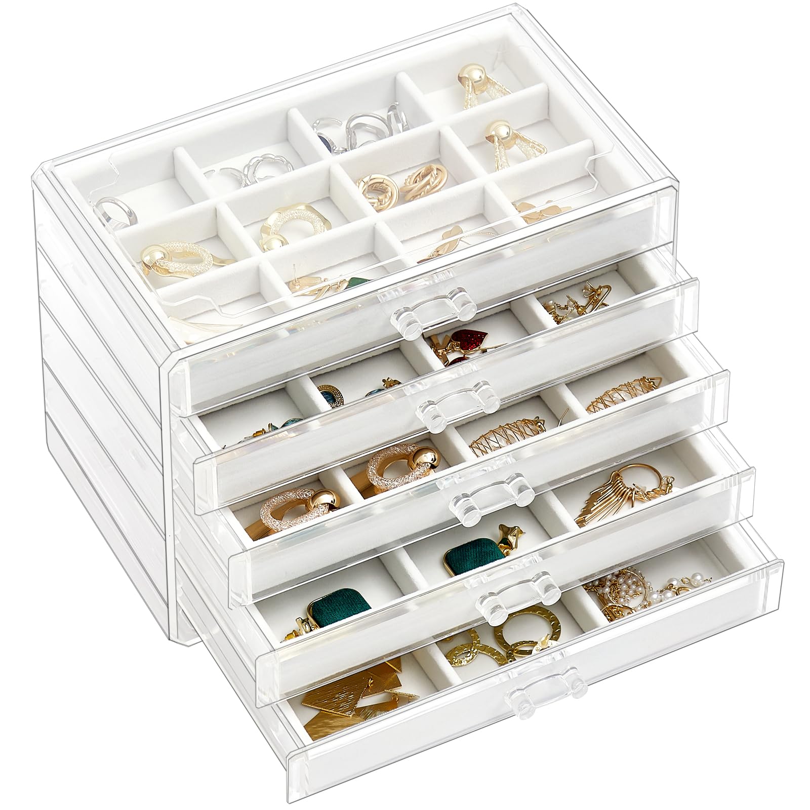 Foto 1 | Joyero Procase, Organizador De Pendientes, 5 Cajones - Venta Internacional.
