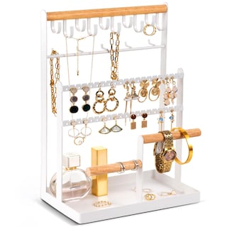 Foto 1 | Soporte Organizador De Joyas Procase De 6 Niveles Con 15 Ganchos, Blanco - Venta Internacional.