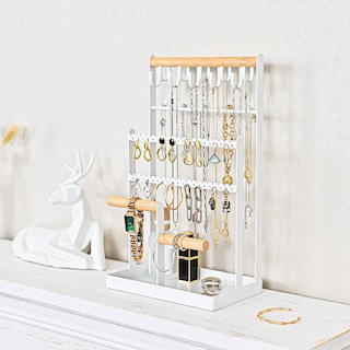 Foto 2 | Soporte Organizador De Joyas Procase De 6 Niveles Con 15 Ganchos, Blanco - Venta Internacional.
