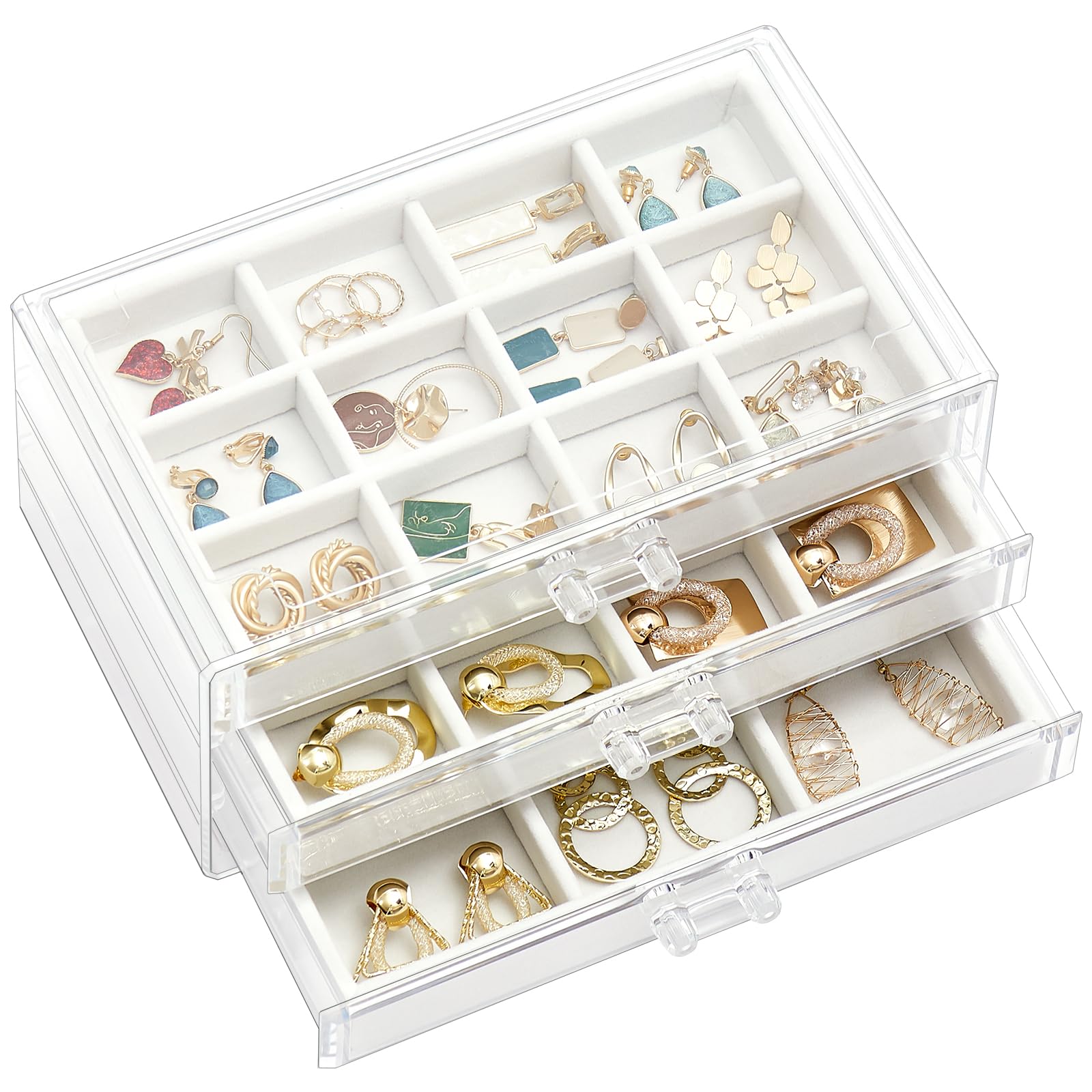 Foto 1 | Joyero Procase, Organizador De Pendientes, 3 Cajones - Venta Internacional.