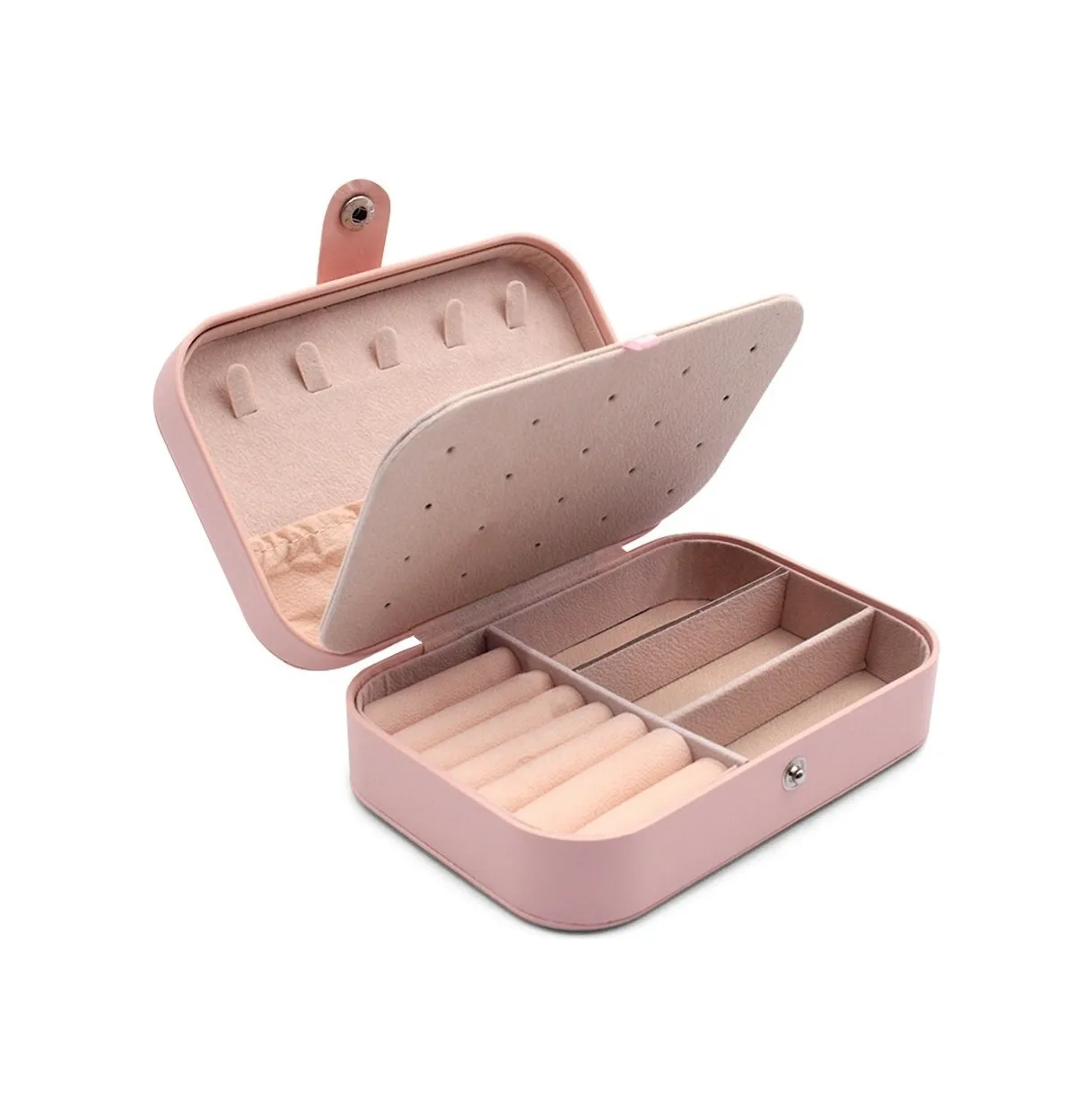 Foto 2 | Organizador Joyas Estuche Aretes Anillos Alhajero Eo Safe Imports Esi-19817 Rosa
