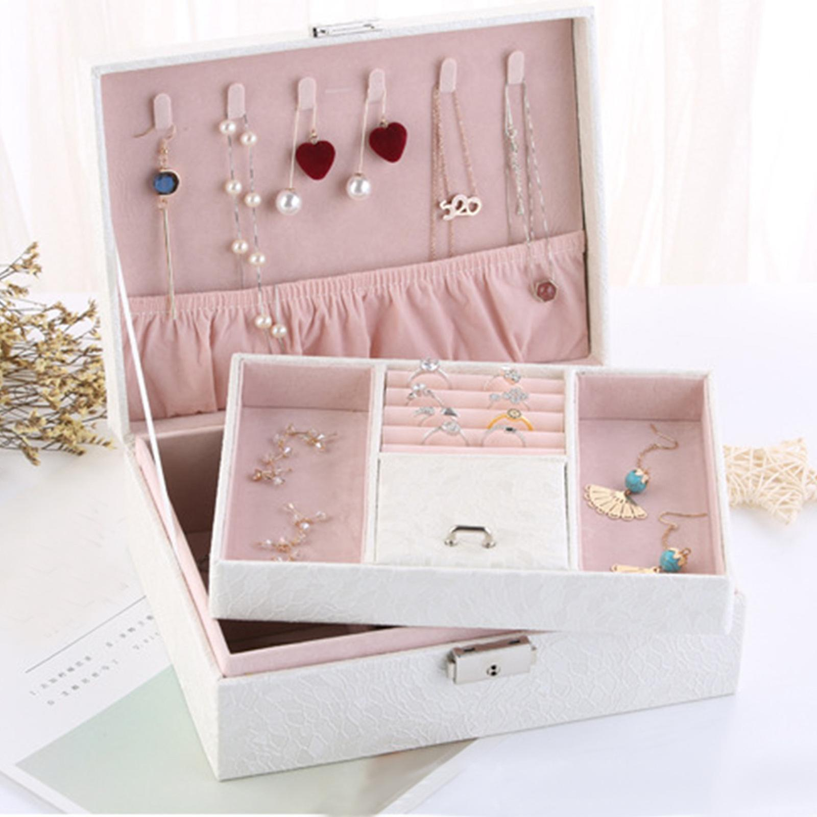 Foto 2 | Joyero Huoguo Estuche Organizador De Joyas Con Cierre - Venta Internacional.