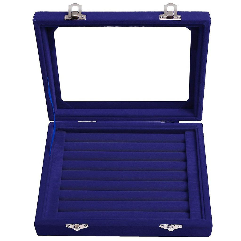 Foto 2 pulgar | Caja De Almacenamiento Para Joyas Huoguo  Bandeja Expositora De Anillos De Terciopelo Con 7 Ranuras - Venta Internacio