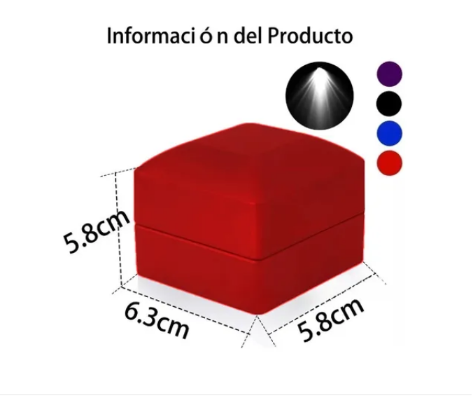 Foto 2 | Caja Estuche Para Anillo De Compromiso