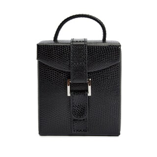 Foto 1 | Joyero Wolf Heritage Plegable Negro Con 3 Compartimentos - Venta Internacional.