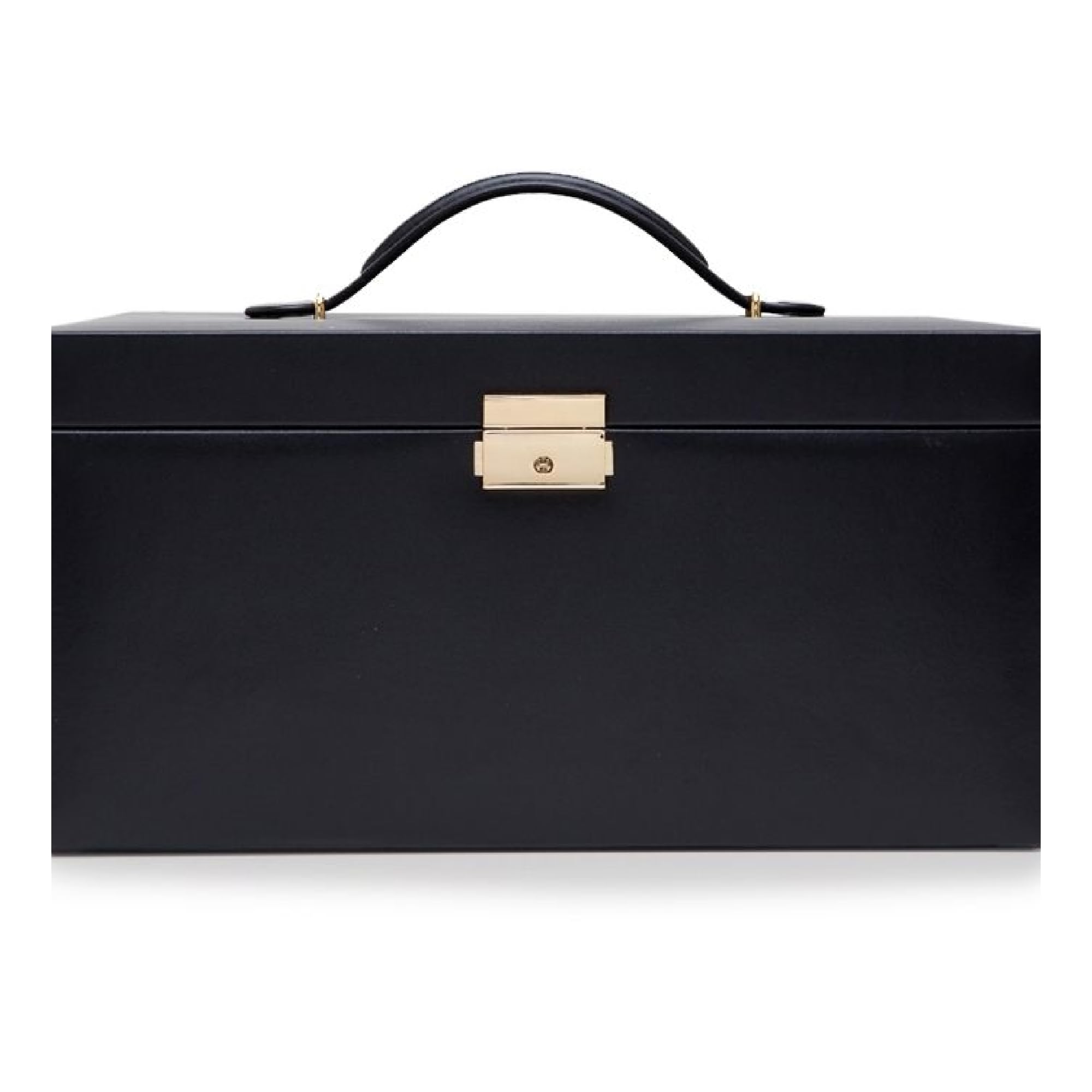 Foto 1 | Joyero Wolf Heritage Grande Negro Con 27 Compartimentos - Venta Internacional.