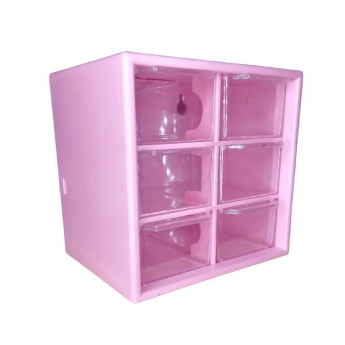 Organizador de 6 Cajones para Joyería Malubero color Rosa