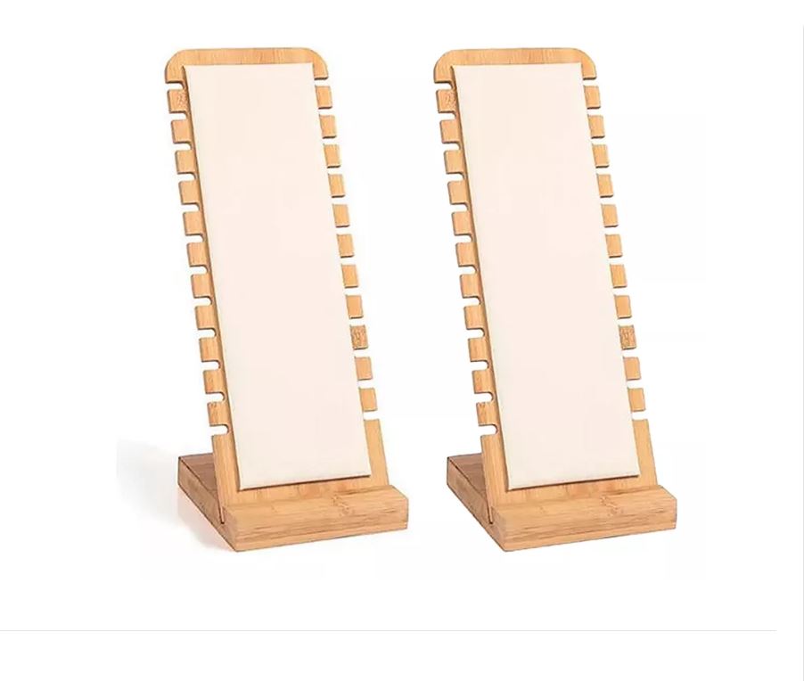 Foto 1 | Set 2 Exhibidores Joyería Madera Organizador Collares Xtellar Beige