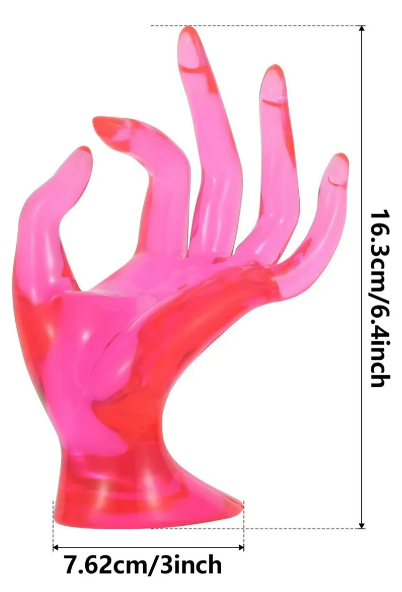 Foto 3 pulgar | Mano Xtellar Exhibidor De Anillos Soporte Para Joyería Joyas Maniqui
