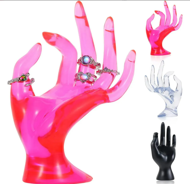 Foto 4 pulgar | Mano Xtellar Exhibidor De Anillos Soporte Para Joyería Joyas Maniqui