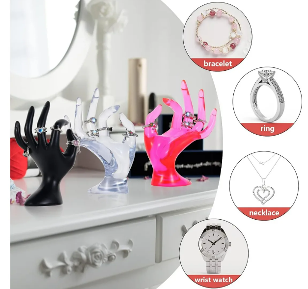 Foto 4 | Mano Xtellar Exhibidor De Anillos Soporte Para Joyería Joyas Maniqui