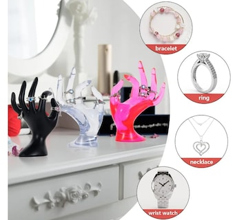 Foto 4 | Mano Xtellar Exhibidor De Anillos Soporte Para Joyería Joyas Maniqui