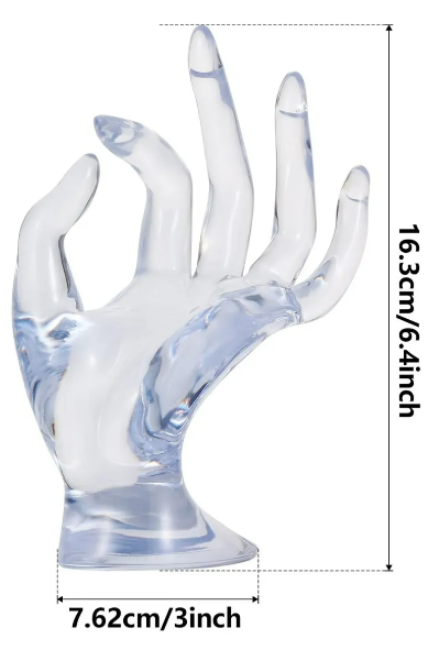 Foto 3 pulgar | Mano Xtellar Exhibidor De Anillos Soporte Para Joyería Joyas Maniqui