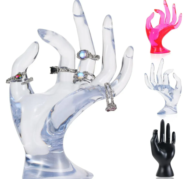 Foto 5 pulgar | Mano Xtellar Exhibidor De Anillos Soporte Para Joyería Joyas Maniqui