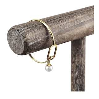 Foto 2 | Exhibidor De Madera Porta Pulsera/porta Reloj Belug Con 2 Niveles Gris