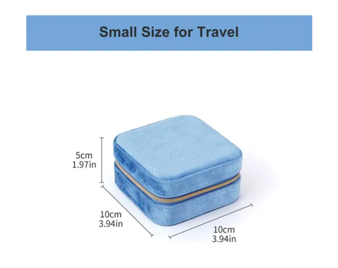 Foto 4 pulgar | Alhajero Xtellar Mini Caja Joyero Con Espejo Portátil Viaje