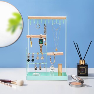 Foto 2 | Soporte Organizador De Joyas Procase Para Collares, 4 Niveles, Azul - Venta Internacional.
