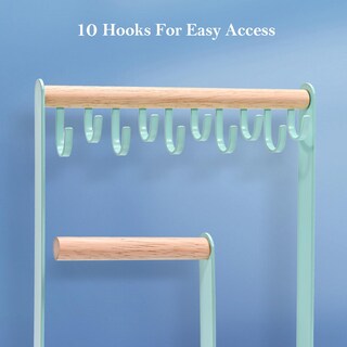 Foto 6 | Soporte Organizador De Joyas Procase Para Collares, 4 Niveles, Azul - Venta Internacional.
