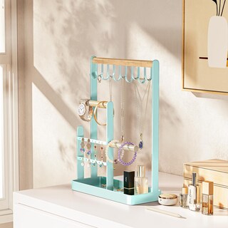 Foto 7 | Soporte Organizador De Joyas Procase Para Collares, 4 Niveles, Azul - Venta Internacional.