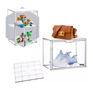 Foto 4 | Caja De Exhibición Acrílico Organizadora Belug Transparente 1pz