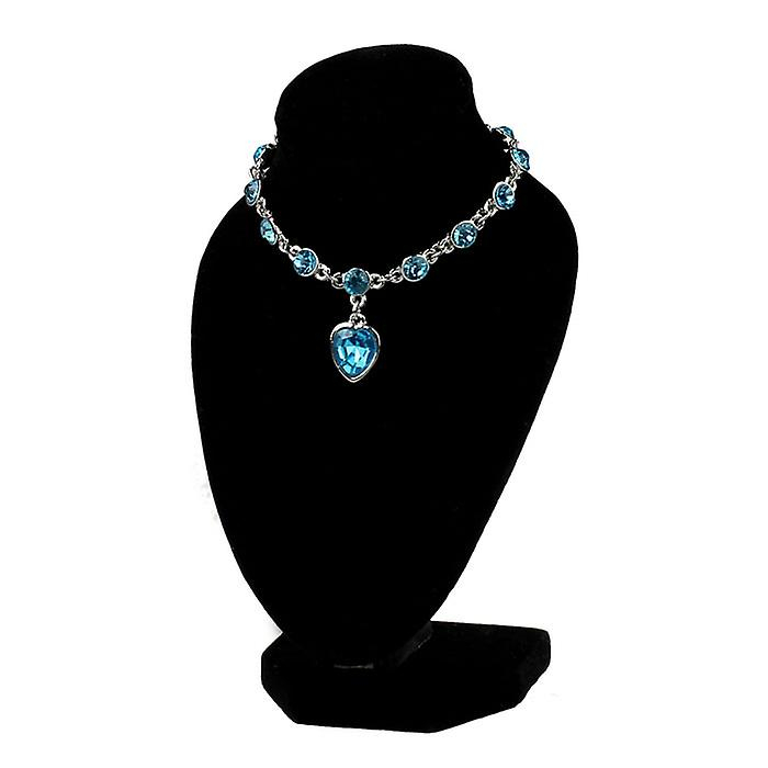 Foto 3 pulgar | Expositor De Joyas  Maniquí De Terciopelo Negro  15 Cm - Venta Internacional.