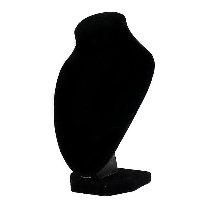 Foto 4 pulgar | Expositor De Joyas  Maniquí De Terciopelo Negro  15 Cm - Venta Internacional.