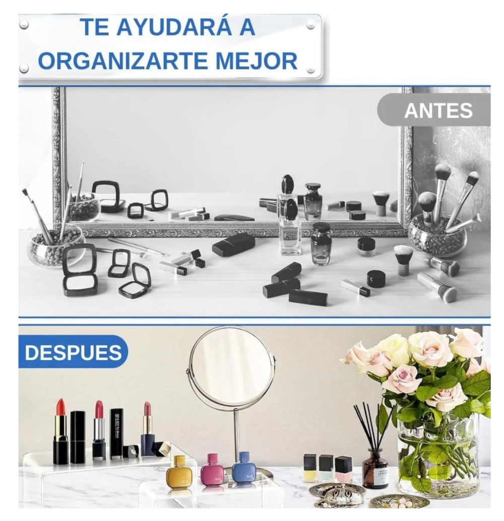 Foto 4 | Exhibidor Repisa Expositor Acrílico Transparente De 6pcs Lab.g