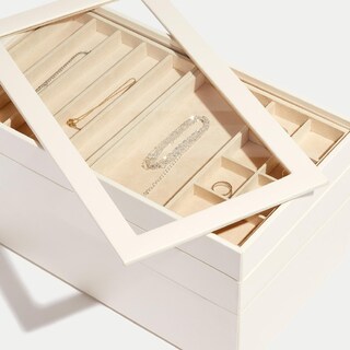 Foto 5 | Pulsera Wolf Vault Half Tray Beige Lusterloc - Venta Internacional.