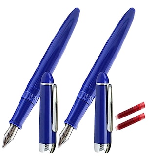 Foto 1 | Pluma tipo Fuente High Monaco Mxbpl-010 2 Piezas color Azul 2 Tintas Rojas