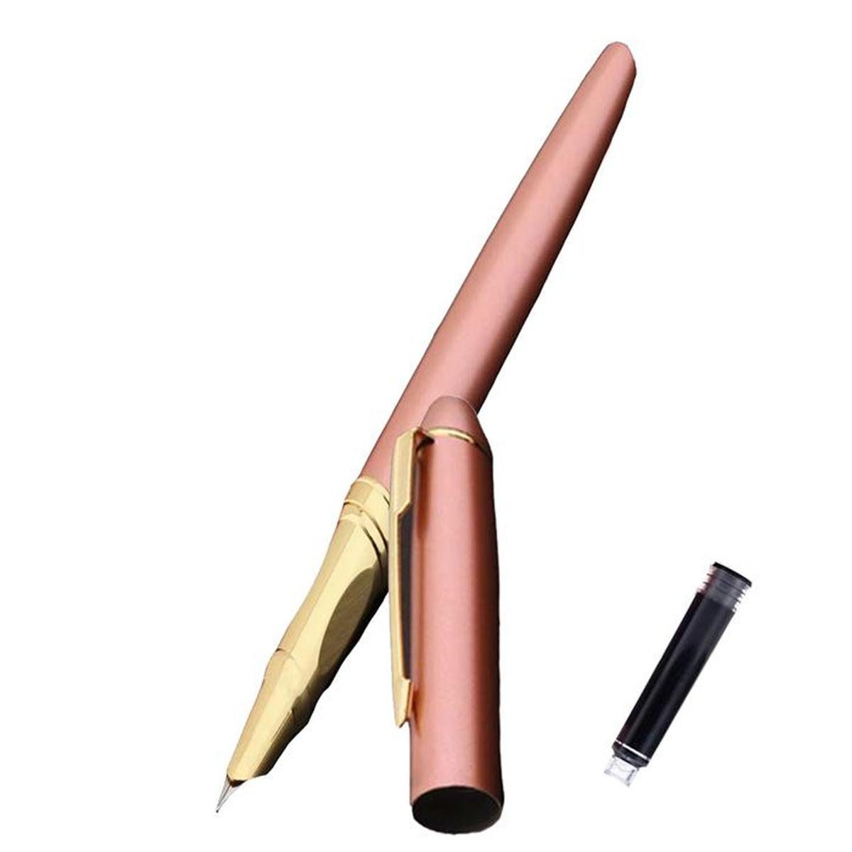 Plumas tipo Fuente High Monaco Mxali-001 1 Pieza color Dorado 1 Tinta Negra