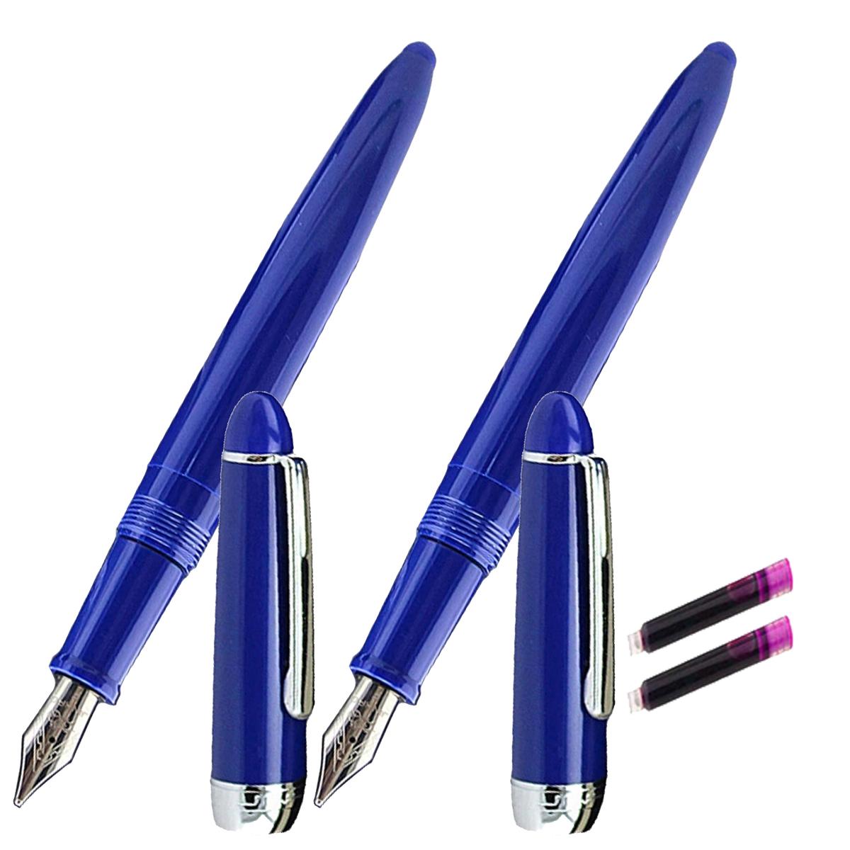 Pluma tipo Fuentes High Mónaco  Mxbpl-012 2 Piezas color Azul