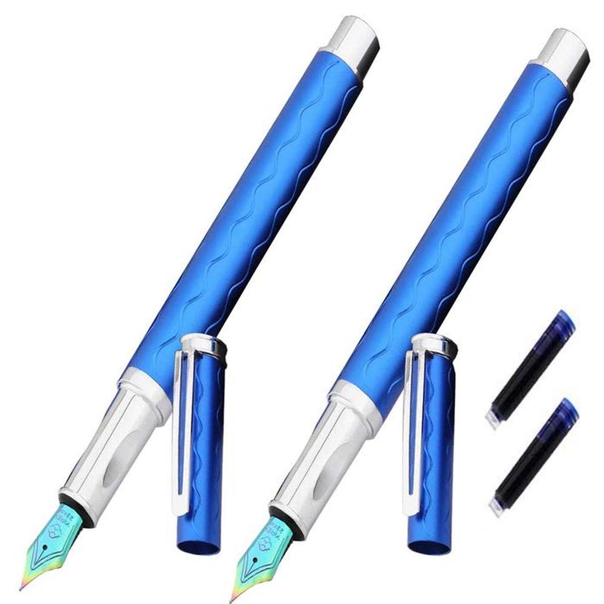 Bolígrafo Tipo Fuente Profesional  High Mónaco Mxlbm-006 2 PZAS color Azul