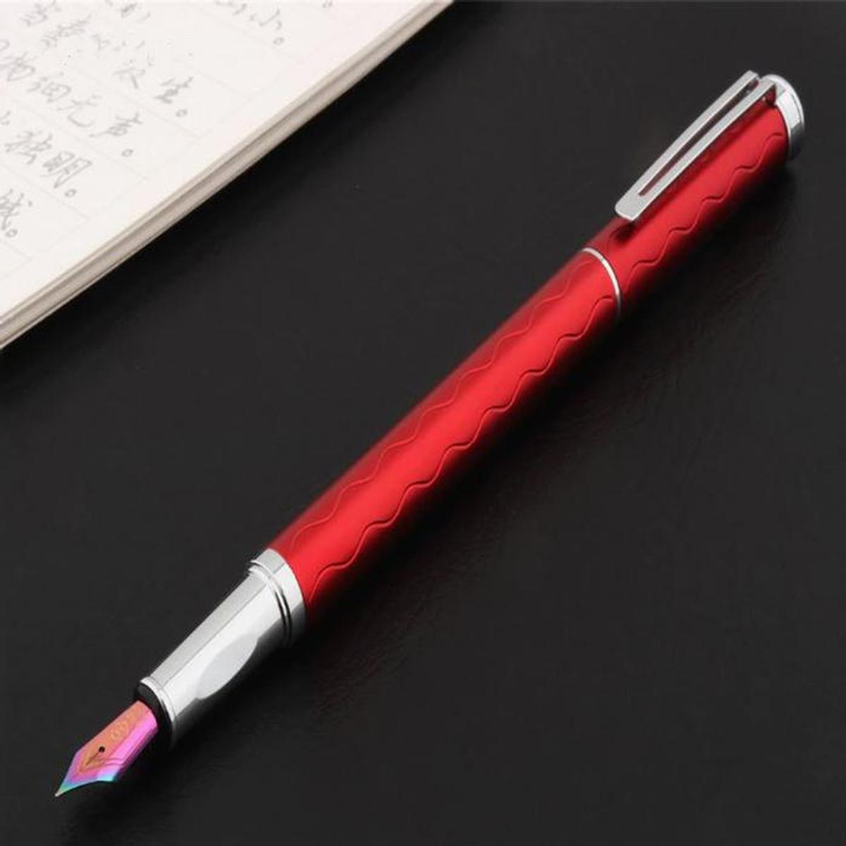 Foto 3 pulgar | Pluma Fuente Rendimiento High Mónaco Mxdse-014 2 PZAS color Rojo Tinta Naranja