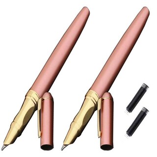 Foto 1 | Bolígrafo Tipo Fuente con Tinta High Mónaco Mxlro-002 2 PZAS color Dorado Tinta Negra