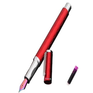Foto 1 | Plumas Fuente Rendimiento High Mónaco Mxdse-017 1 PZA color Rojo Tinta Rosa