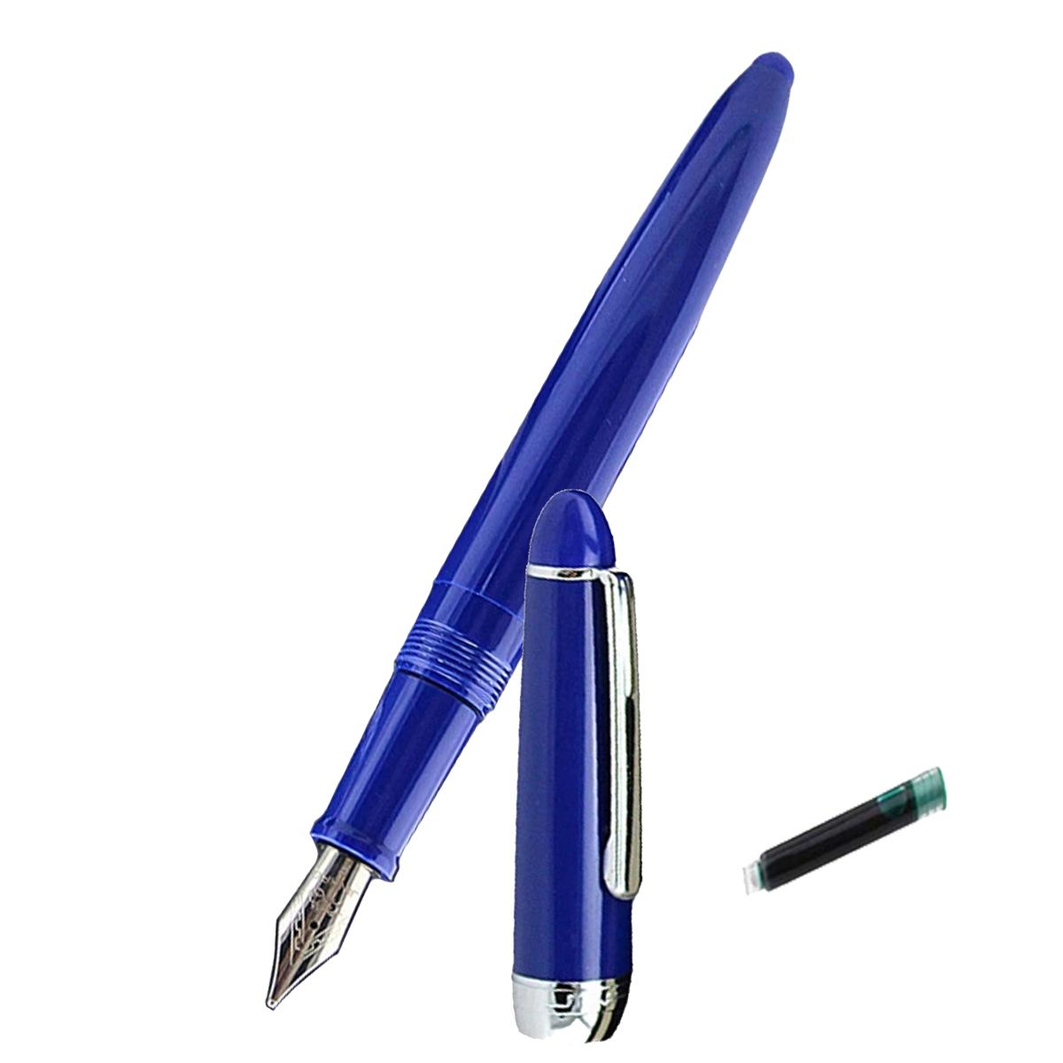 Foto 2 pulgar | Plumas Tipo Fuentes Elegante High Monaco Mxbpl-007 1 pieza color Azul 1 Tinta color Verde