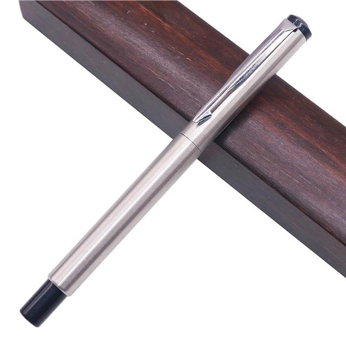Foto 4 pulgar | Pluma Tipo Fuente Recargable High Monacomxswg-006 2 Piezas Plata