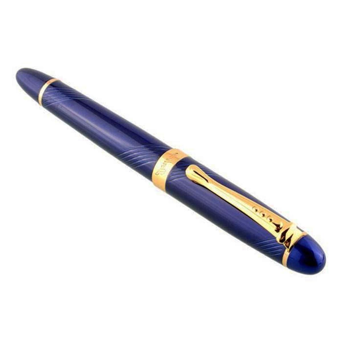 Foto 3 pulgar | Plumas Fuente High Monaco MXBEC-008 color Azul 2 Piezas + 2 Tintas Verdes