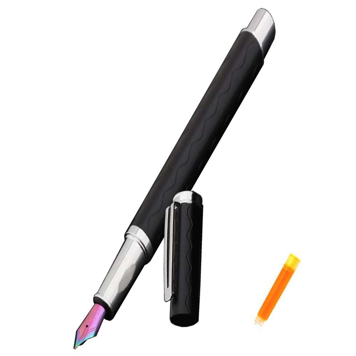 Pluma tipo Fuente High Monaco Mxsib-015 1 Pieza color Negro 1 Tinta Amarilla