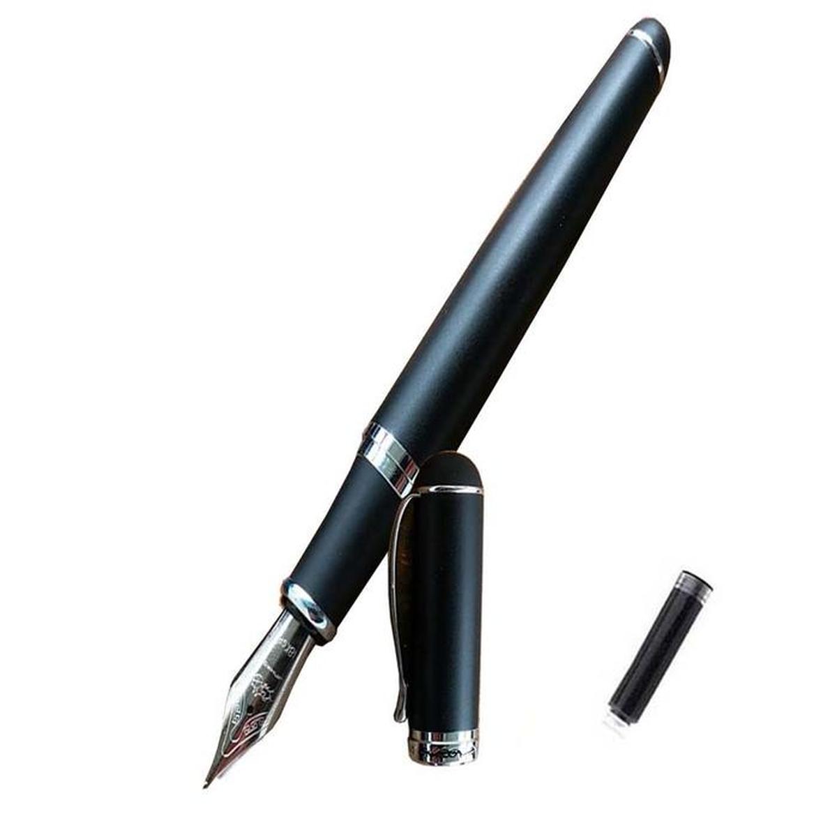 Pluma tipo Fuente High Monaco Mxbmt-001 1 Pieza color Negro 1 Tinta Negra