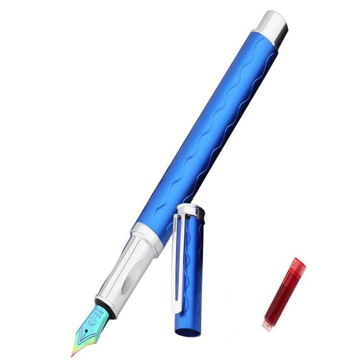 Pluma tipo Fuente High Monaco Mxlbm-011 1 Pieza color Azul